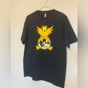 Pokémon Alstyle Black Tee with Yellow Graphic